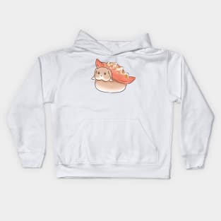 Salmon Mentai Sushi Bunny _ Bunshi Bunniesmee Kids Hoodie